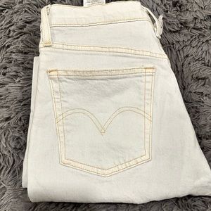 501 LEVI’S W 26 L 28 LIGHT WASH (HIGH WASIT)
